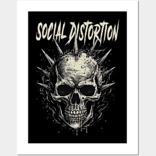 SOCIAL DISTORTION VTG Posters and Art